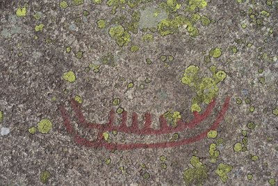 Hajó (sziklafestés) alkotó: Protohistoric